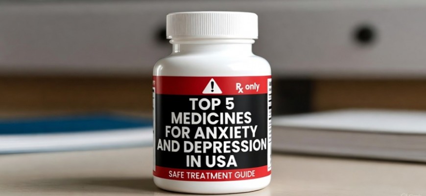 Top 5 Medicines for Anxiety and Depression in USA